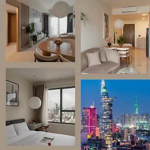 Penthouse Floor 2br View Bitexco L81 Bui Vien 500m Aparthotel Ho Chi Minh City